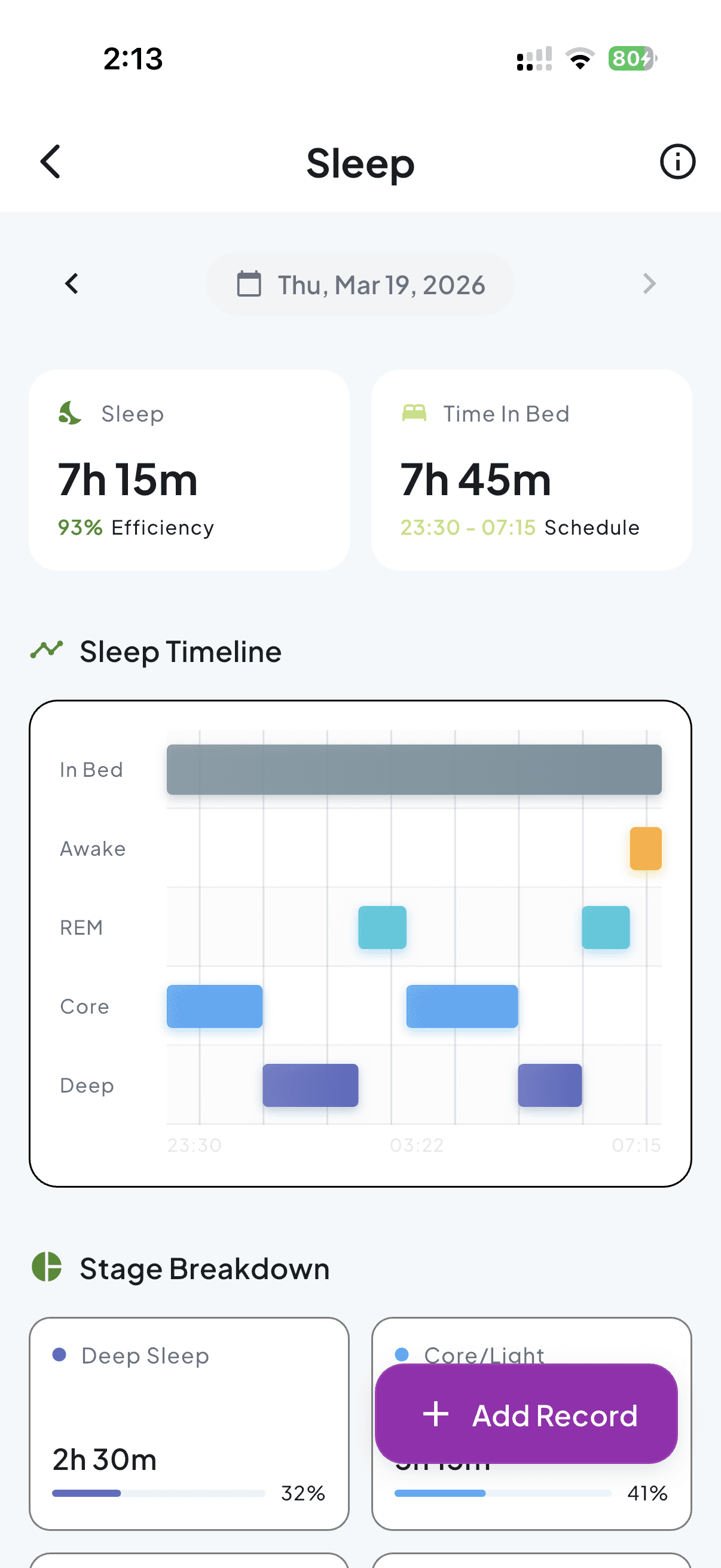 Sleep Tracking